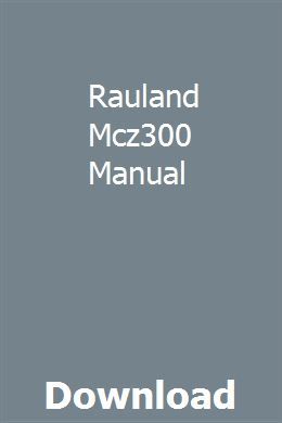 Rauland mcz300 manual instructions